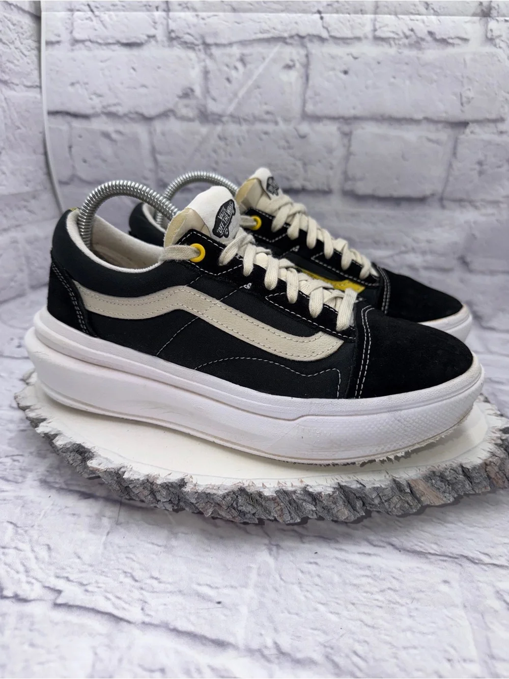 VANS Old Skool Overt CC Skater Shoes Sneakers Black Mens Size 7 Wmns Size 8.5